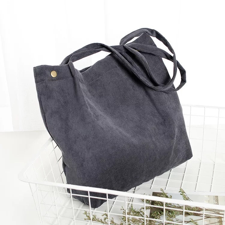 Corduroy Tote Bag - ParrisPieces