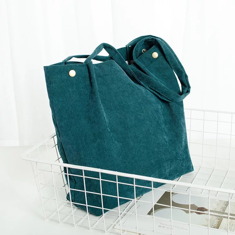 Corduroy Tote Bag - ParrisPieces
