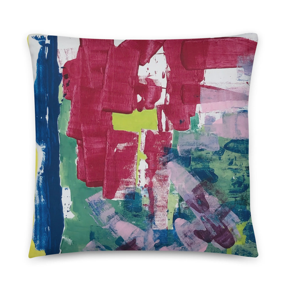 RED STRIPE Pillow - ParrisPieces