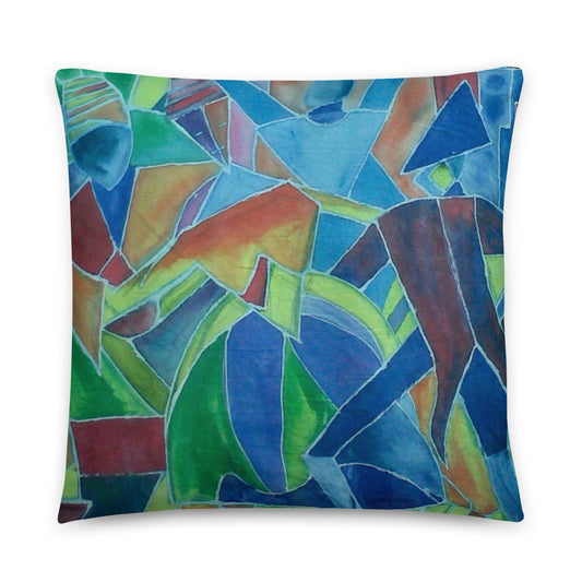 DANCING WITH COLOR Pillow - ParrisPieces
