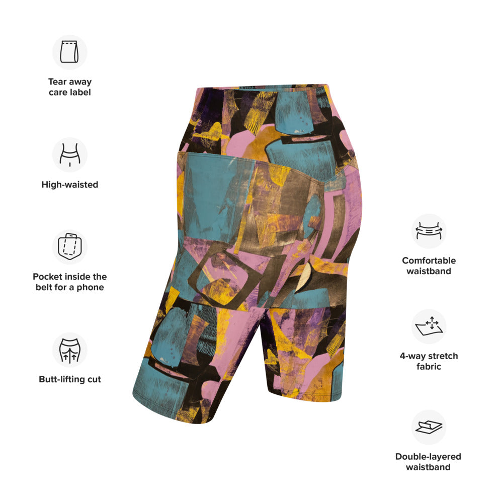 COLORWHEEL Biker Shorts - ParrisPieces