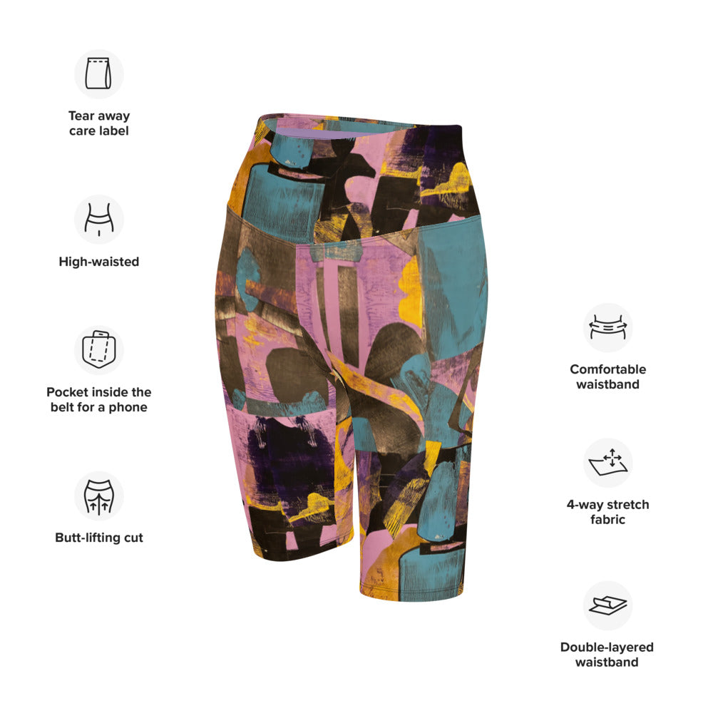 COLORWHEEL Biker Shorts - ParrisPieces