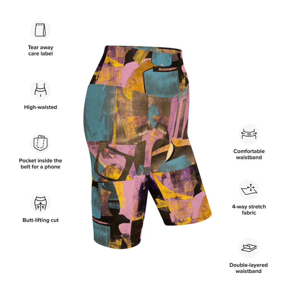 COLORWHEEL Biker Shorts - ParrisPieces