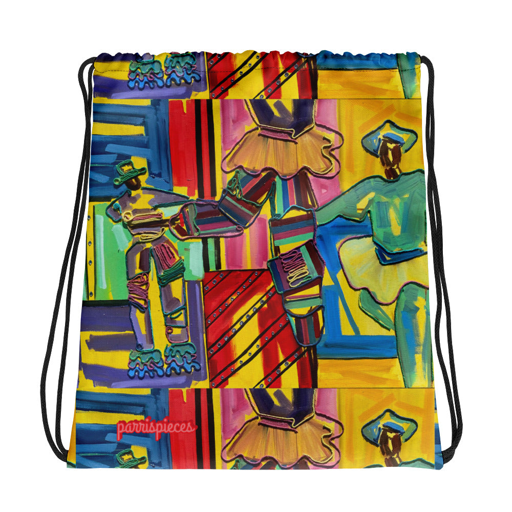 DANCE WITH ME Drawstring Bag - ParrisPieces