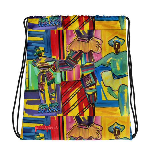 DANCE WITH ME Drawstring Bag - ParrisPieces