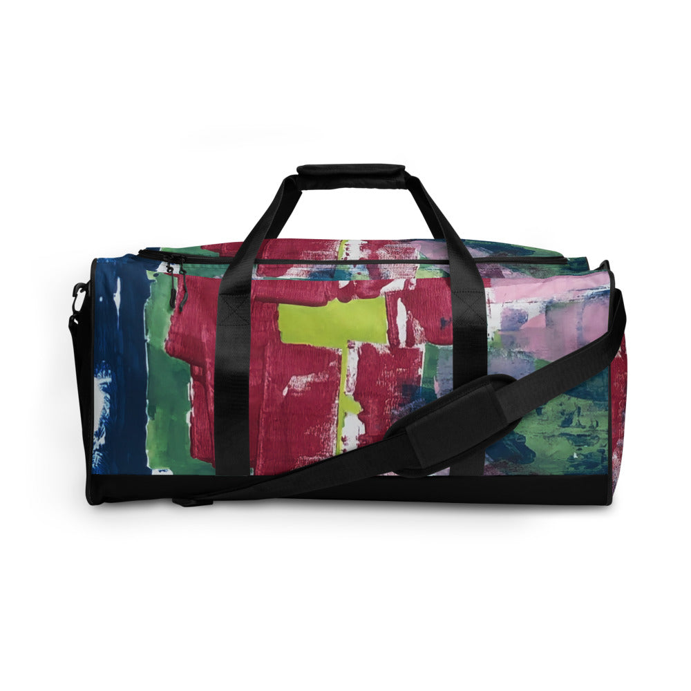 RED STRIPE Duffle Bag - ParrisPieces