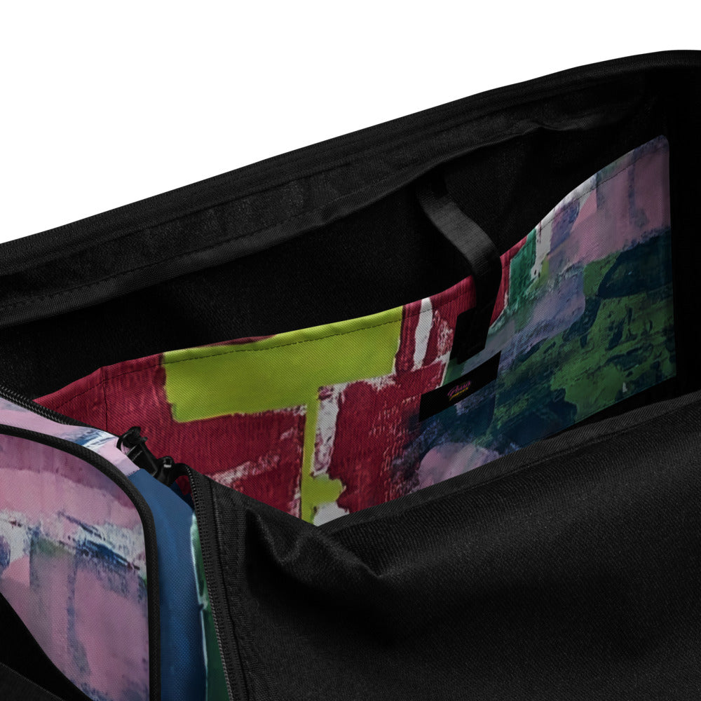 RED STRIPE Duffle Bag - ParrisPieces