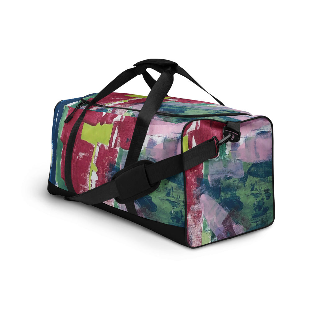 RED STRIPE Duffle Bag - ParrisPieces