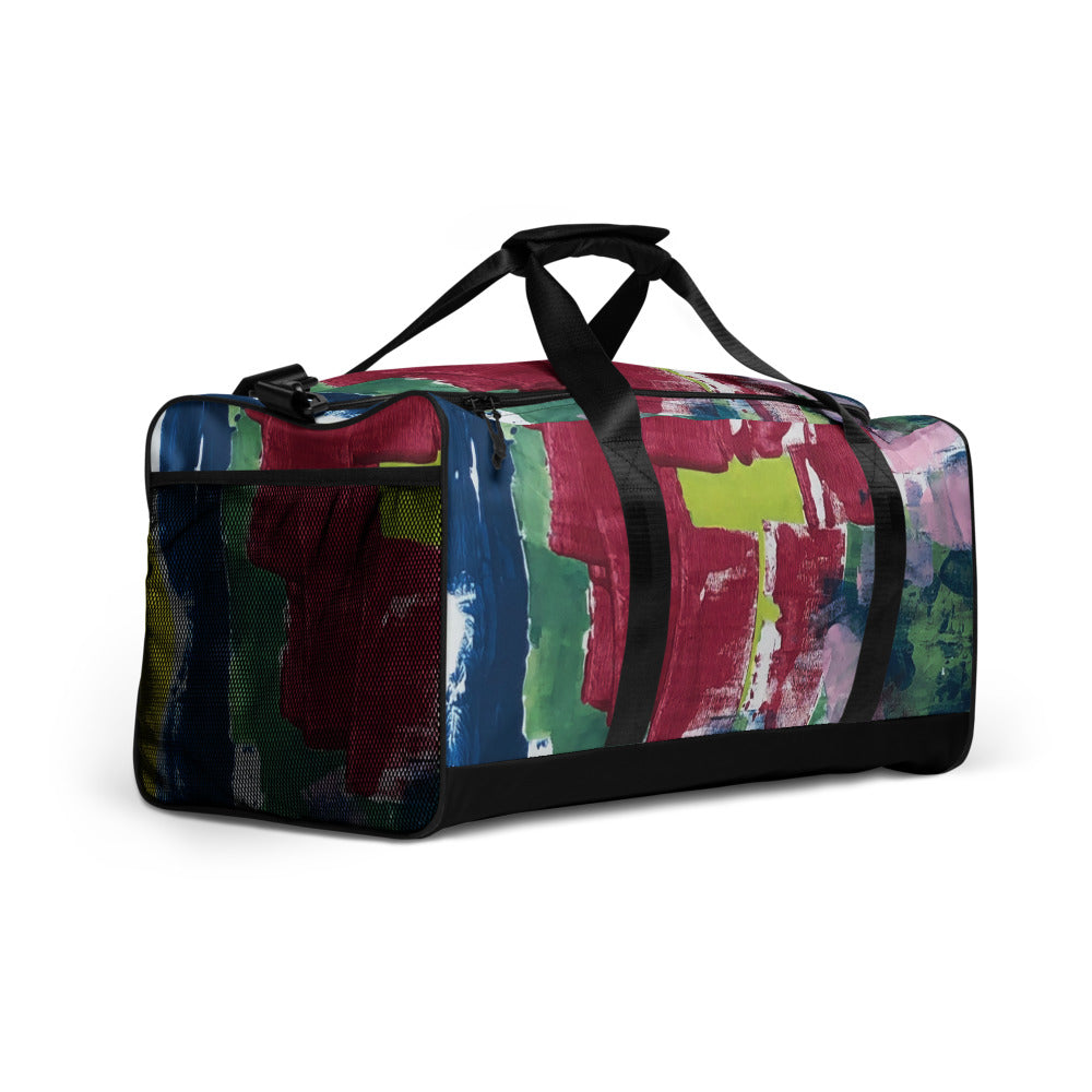 RED STRIPE Duffle Bag - ParrisPieces