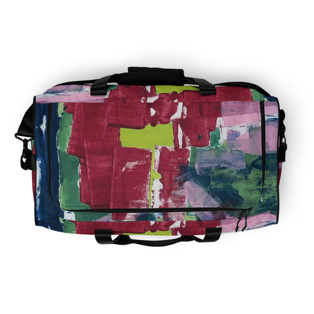 RED STRIPE Duffle Bag - ParrisPieces