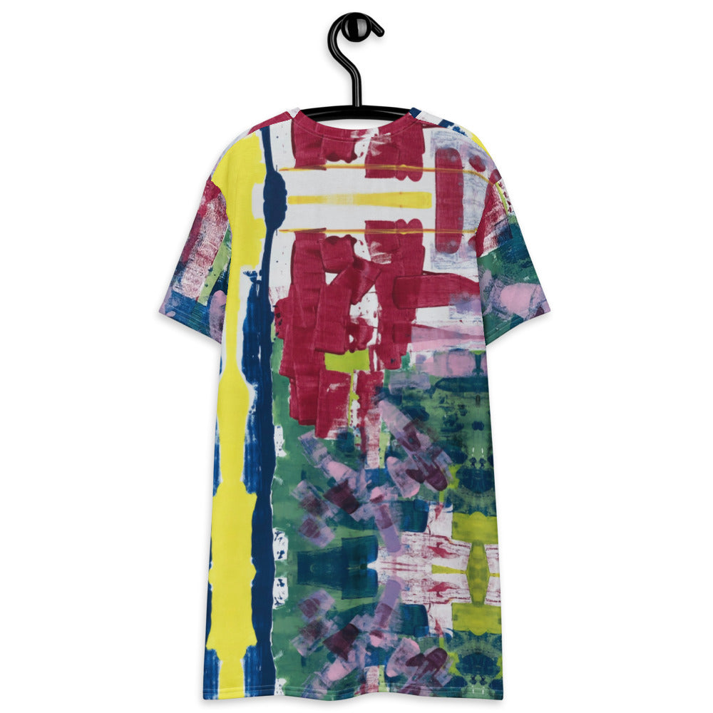 RED STRIPE T-Shirt Dress - ParrisPieces