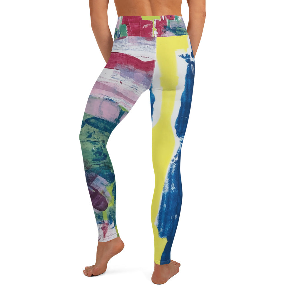 RED STRIPE Yoga Leggings - ParrisPieces