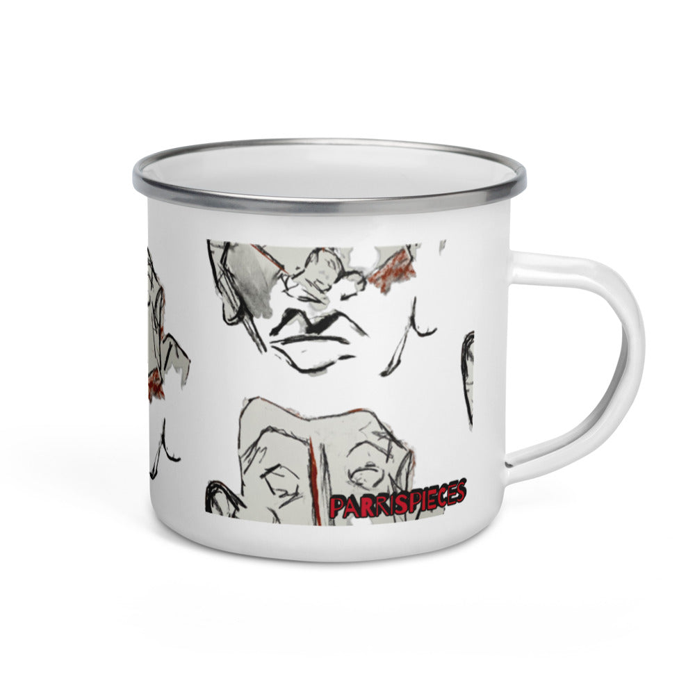 Two Faced Enamel Mug - ParrisPieces