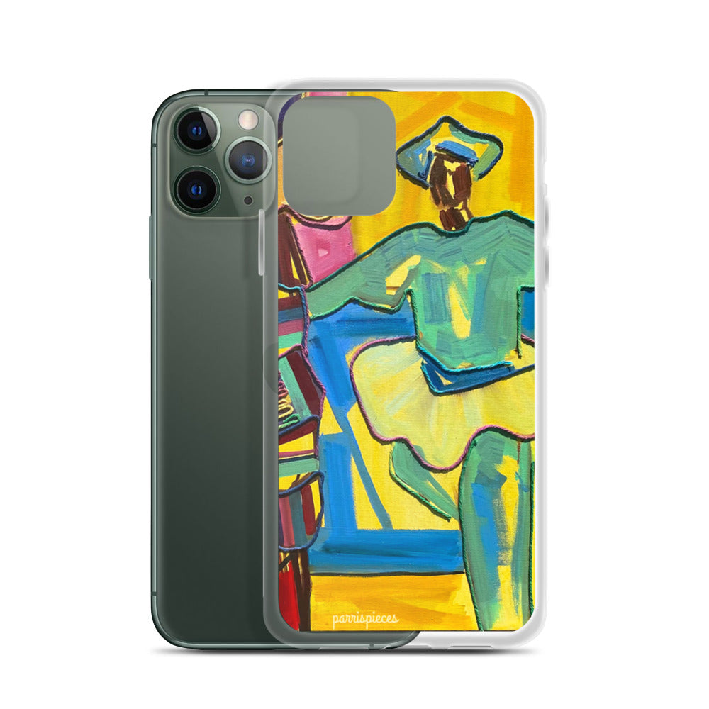 DANCING MOKOJUMBIE (Green) iPhone Case - ParrisPieces