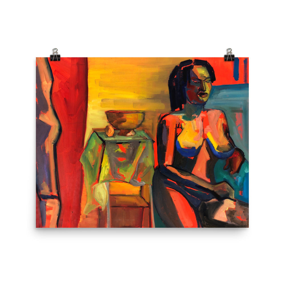 AS SHE WAITS Poster - ParrisPieces