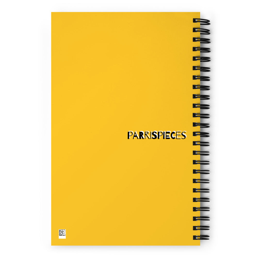 Sitting Pretty Spiral Notebook - ParrisPieces