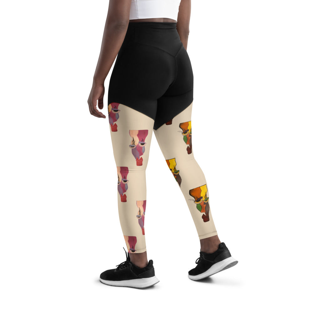 CROCKED Sports Leggings - ParrisPieces