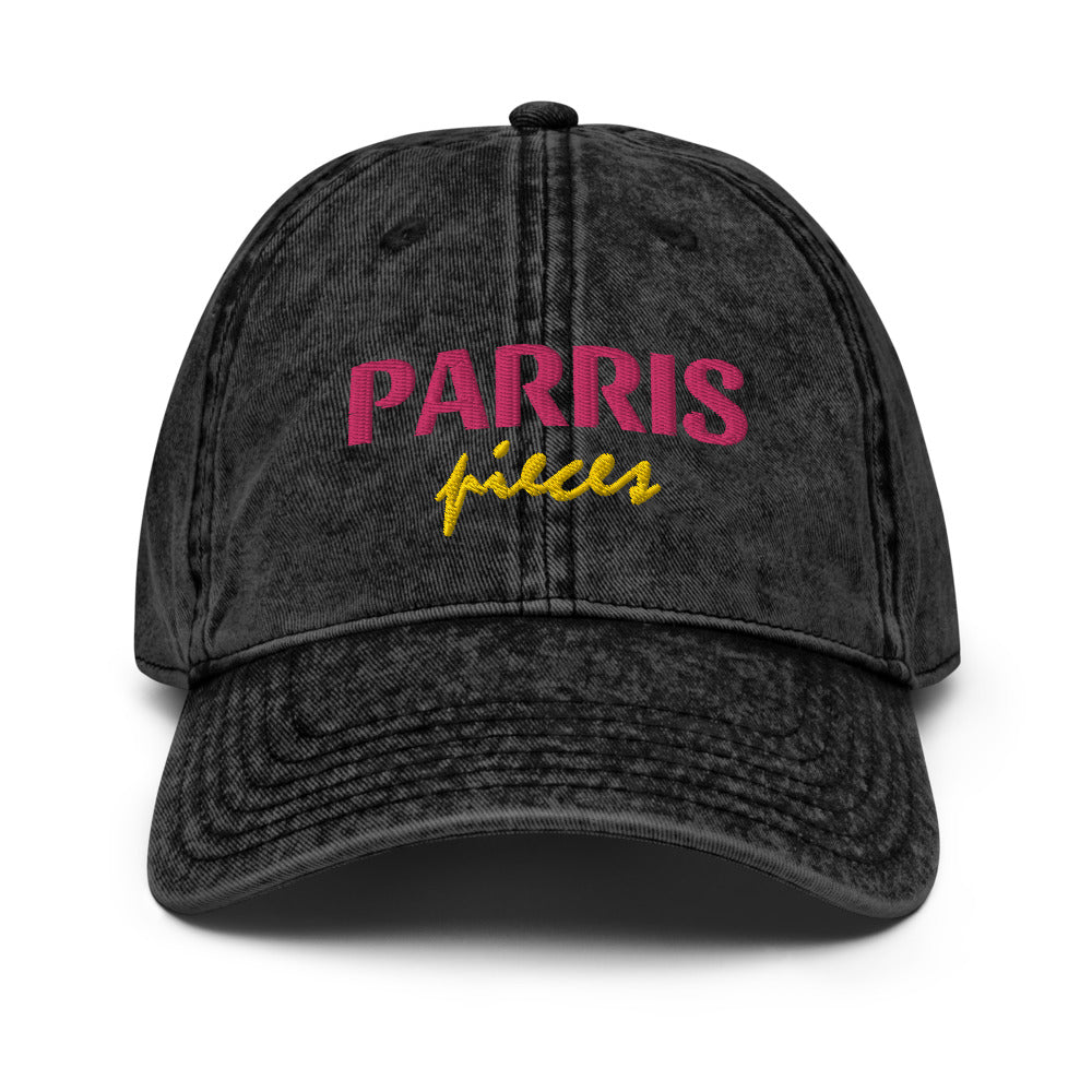 PARRISPIECES Vintage Cotton Twill Cap - ParrisPieces