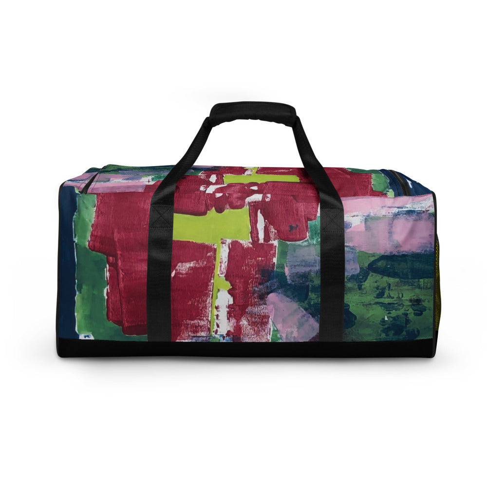 RED STRIPE Duffle Bag - ParrisPieces