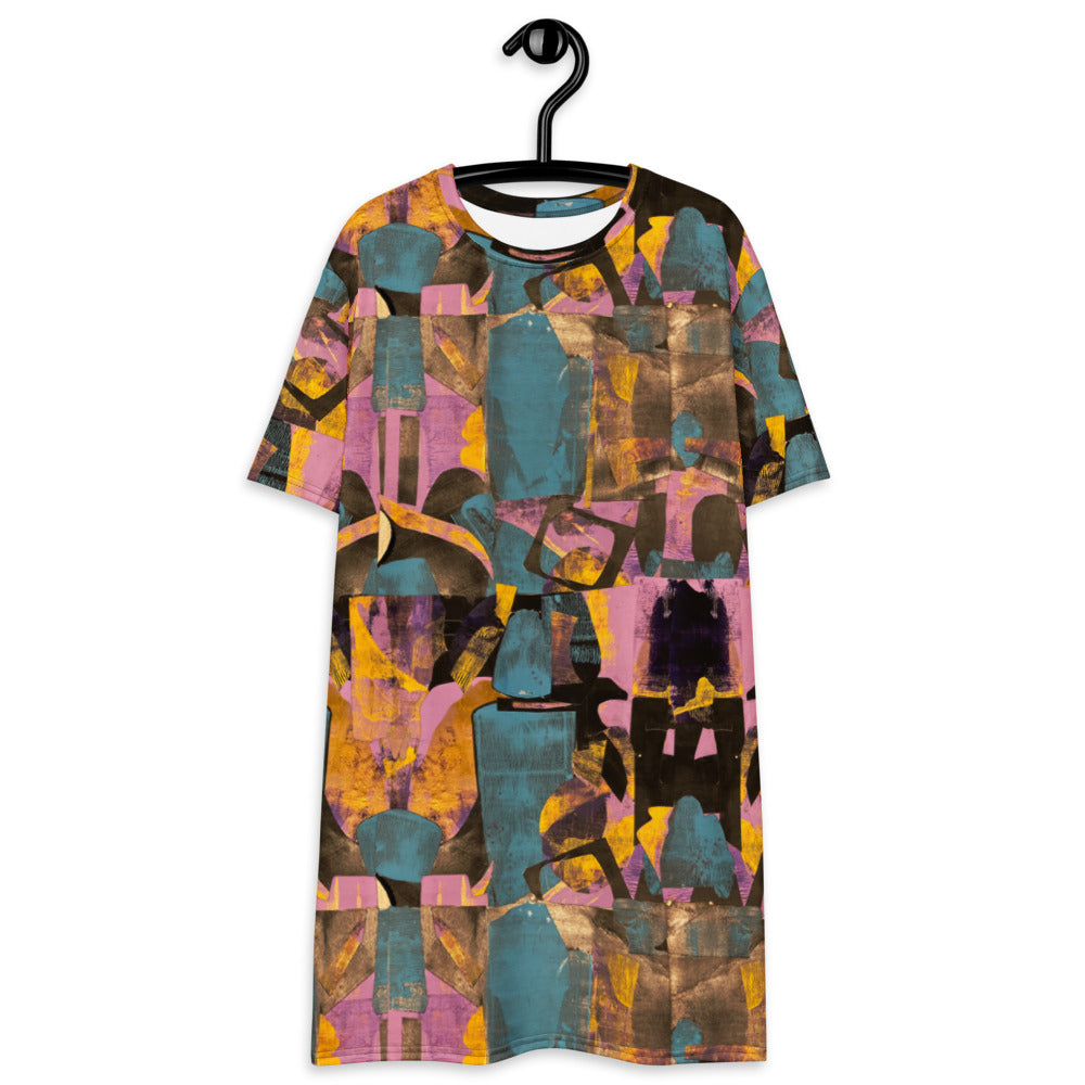 COLORWHEEL T-Shirt Dress - ParrisPieces