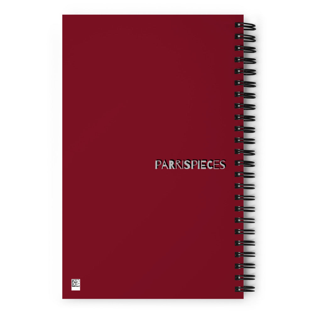 Two Faced Spiral Notebook - ParrisPieces