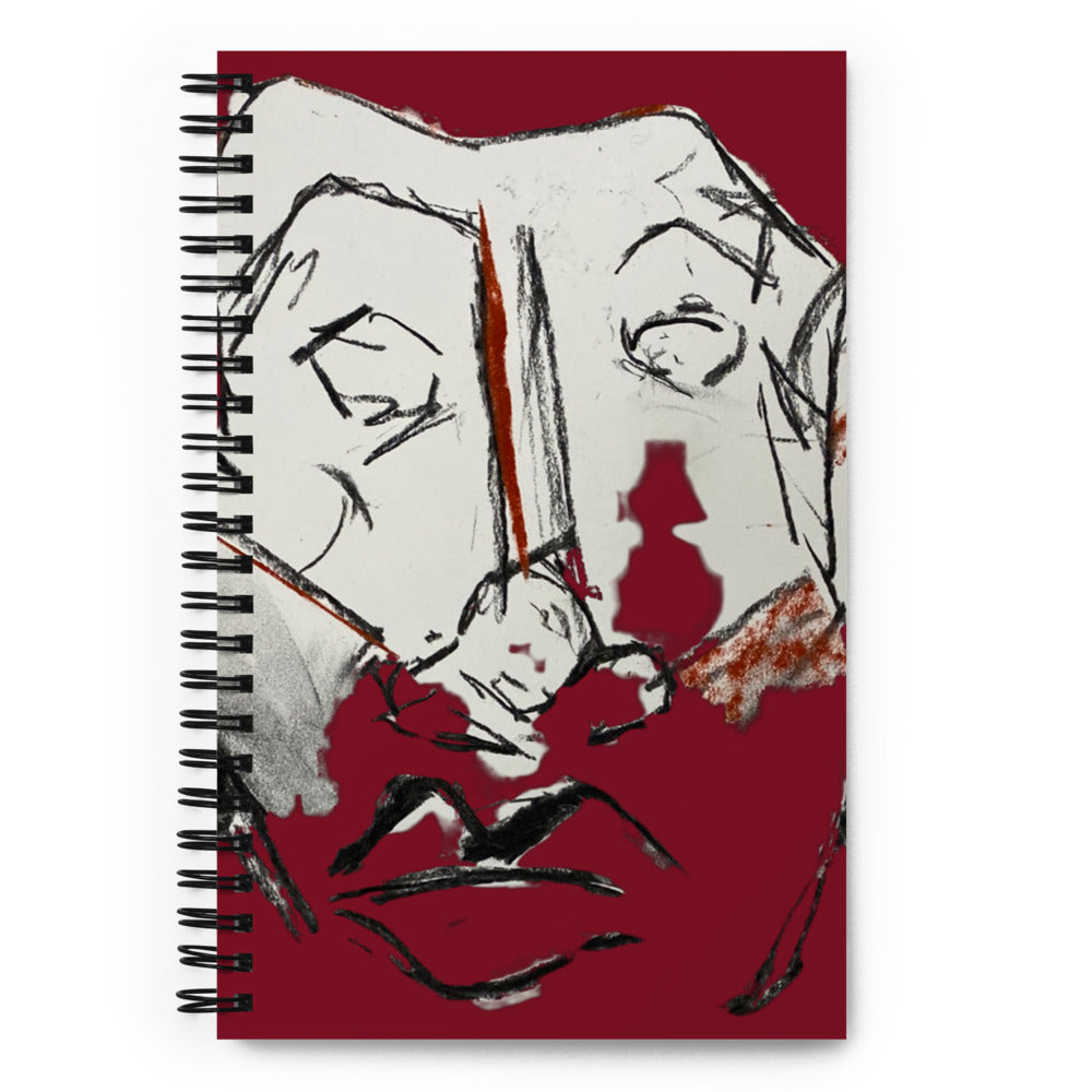 Two Faced Spiral Notebook - ParrisPieces